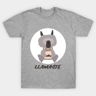 Llama / Yoga Llama / Llamaste / Funny Llama Doing Yoga / Cute Llama / Amazing Yoga Design T-Shirt